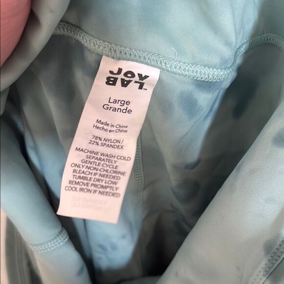 JoyLab High-Rise Blue Tie-Dye Leggings (7/8 Length) NWT - Picture 2 of 9